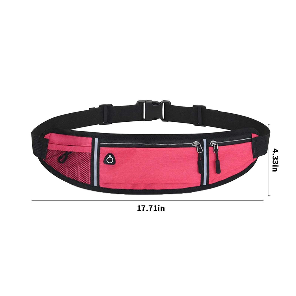YFGEFTR Slim Running Belt for Women Men, Runners Fanny Pack Phone Holder, Runner Belt for Slim Running Walking Cycling Camping Gym, Running Gear Accessories