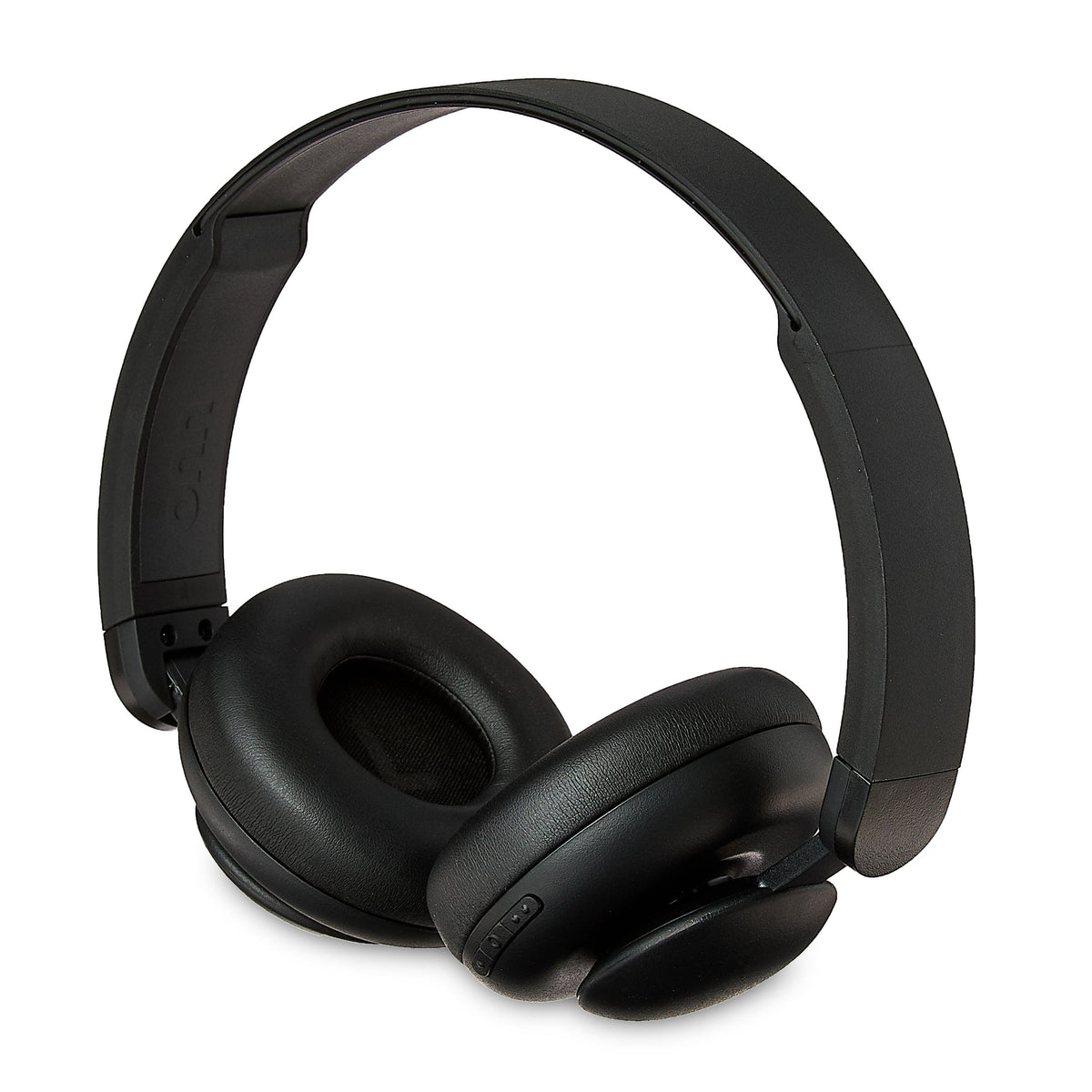 onn Wireless On-ear Headphones with Bluetooth, Black