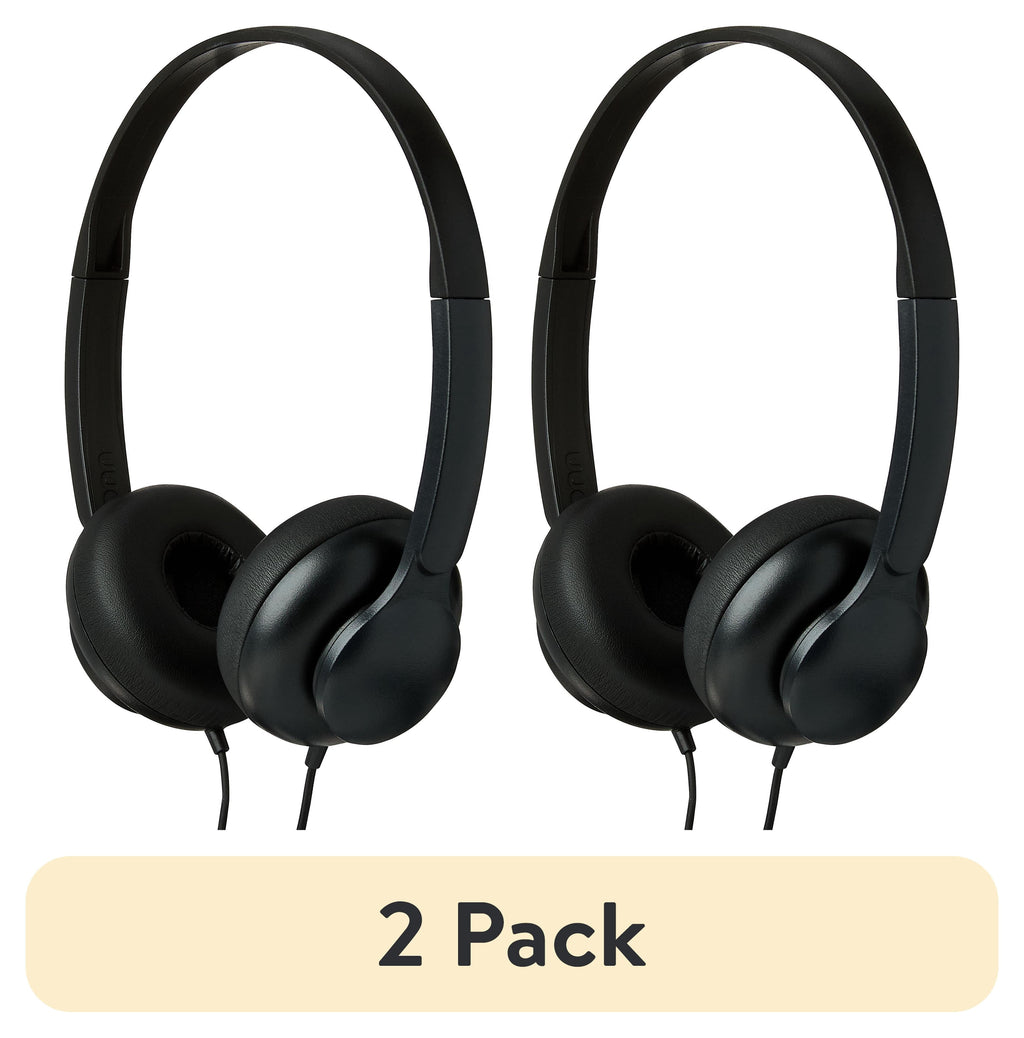 onn On-Ear Headphones, Pink