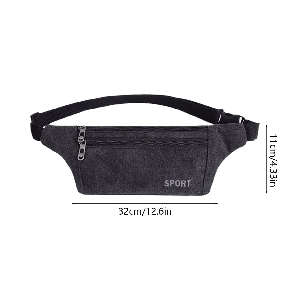 Seyotauo Slim Running Belt Fanny Pack for Men Women, Running Phone Holder Runners Pouch Waist Pack for Travel Running Hiking Workout Dog Walking Outdoors Sport Fishing Accessories