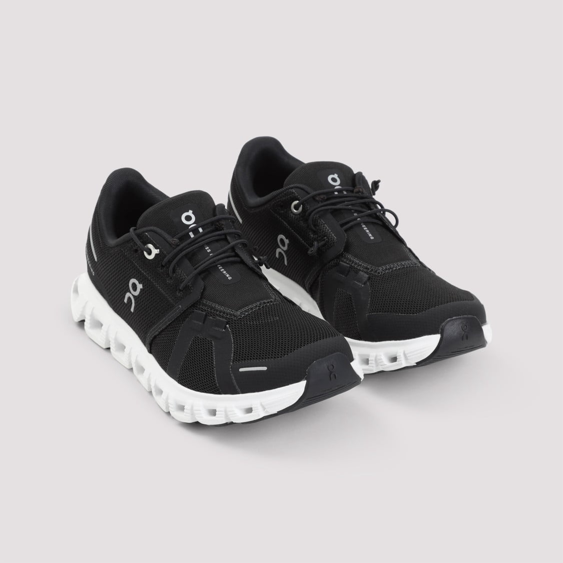 On Breathable Black Mesh Sneakers Black (Women's)