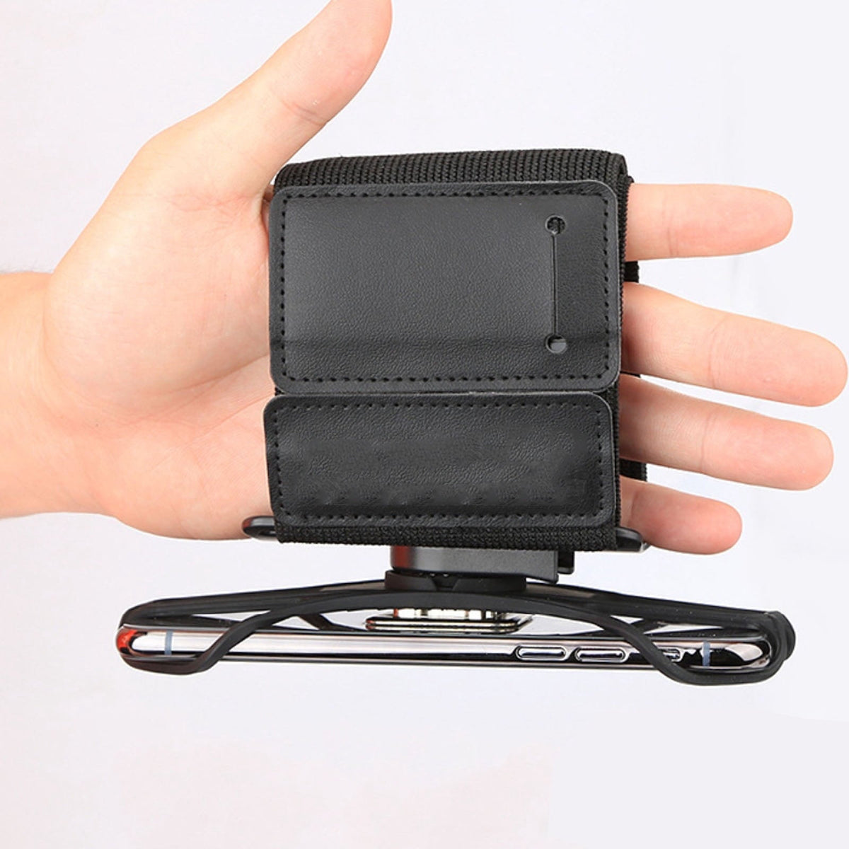 Cell Phone Armband Phone Case Wristband Holder for Running Walking 360° Rotation Forearm Wrist Workout Sports Arm Band Fits Samsung Galaxy A16 A15 A14 A13 A03s Fits iPhone 16e 16 15 14 13 12 Pro