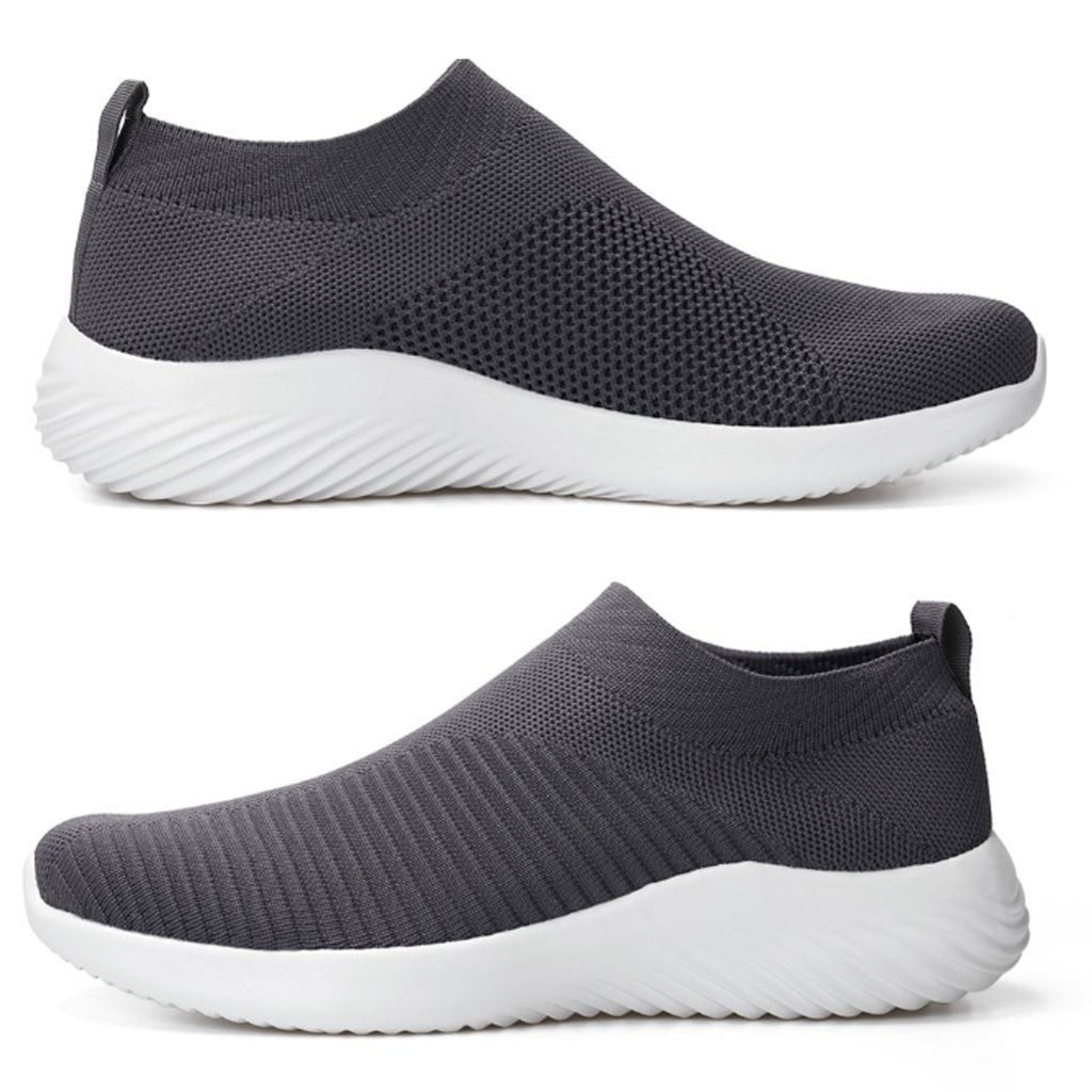 Ablanczoom Womens Sneakers Running Shoes Slip-on Fitness Sports Walking Tennis Flats