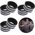 6 Pieces Reflective Strips Reflective Running Gear Reflective Armbands Flexible Reflective Strips Reflective Arm Bands Adults For Running Jogging Hiking Walking