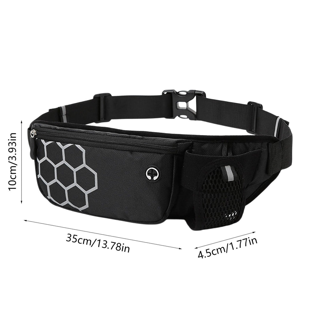 BRELIL 3Pcs Hydration Running Waist Pack, Unisex Water Bottle Belt for Marathon Training, Waterproof Lightweight Fitness Gear for Outdoor Sports Hiking Cycling Phone Holder
