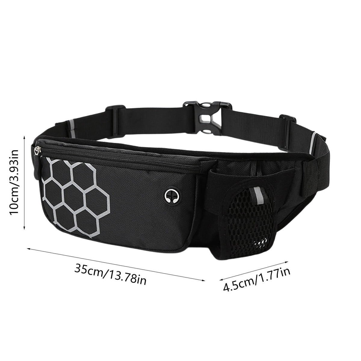 BRELIL 3Pcs Hydration Running Waist Pack, Unisex Water Bottle Belt for Marathon Training, Waterproof Lightweight Fitness Gear for Outdoor Sports Hiking Cycling Phone Holder