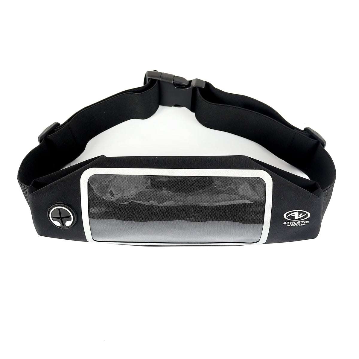 Athletic Works Running Belt with Window for Full - function Touchscreen Operation of Phone with Adjustable belt