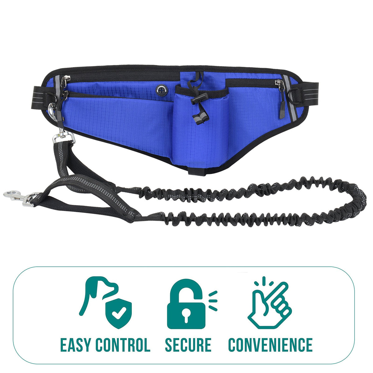 NFTIGB Running Belt Waist Pack Adjustable Hydration Bag with Water Bottle Holder for Runners Men Women, Black (10.63 inches / 27 cm)