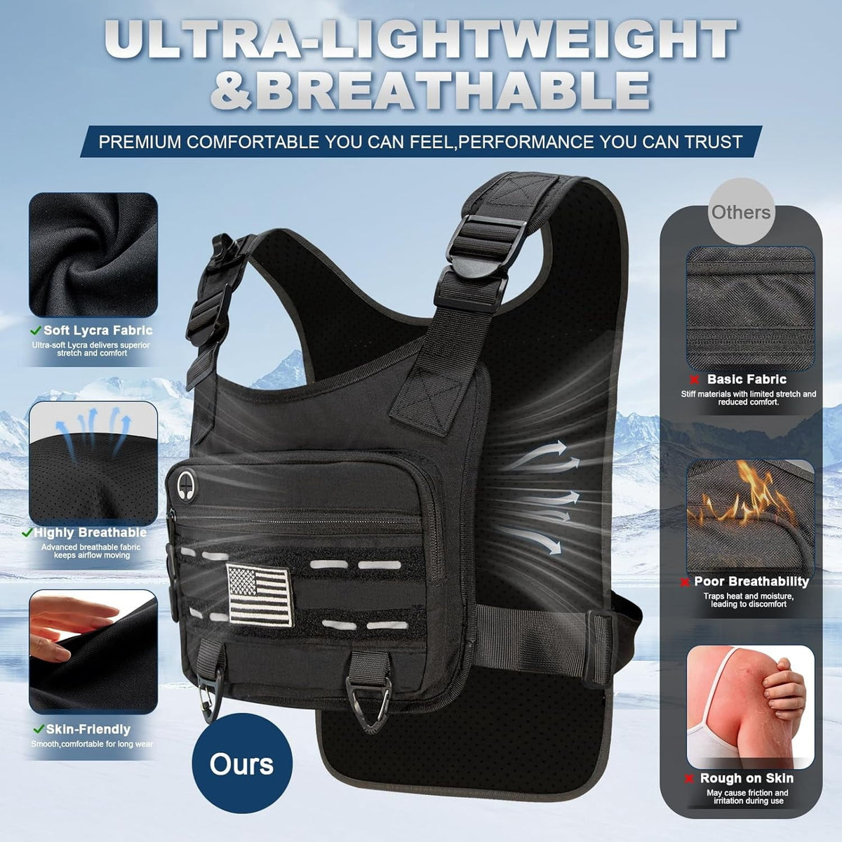Running Vest for Women Men with 500ml/1.5L Water Bottle, Adjustable Hydration Vest with Water Bladder |Reflective |Lightweight |Muti-Pockets |Breathable for Running Accessories for Hiking