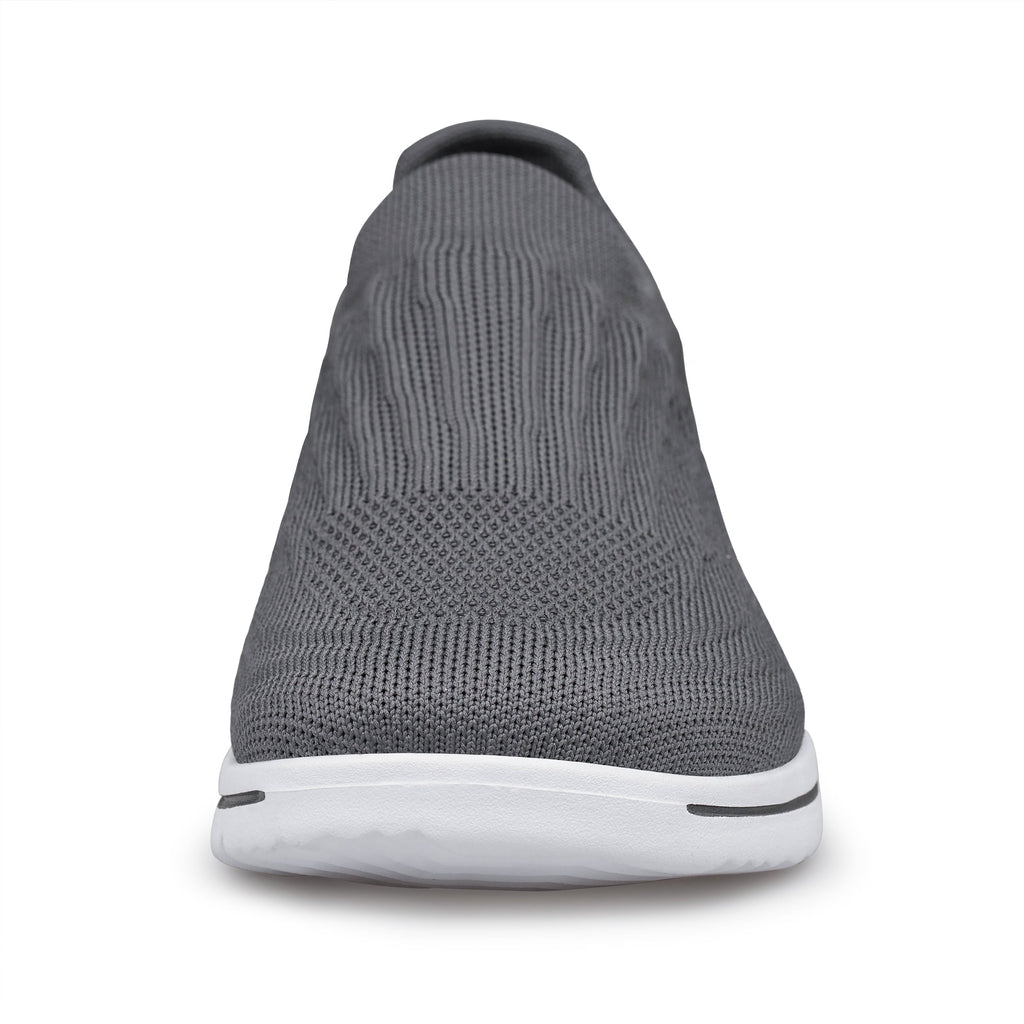 Unisex Sock Walking Shoes Wide Toe Box Slip-on Mens Running Shoe Womens Lightweight Casual Fashion Sneakers Black 8Women/6Men