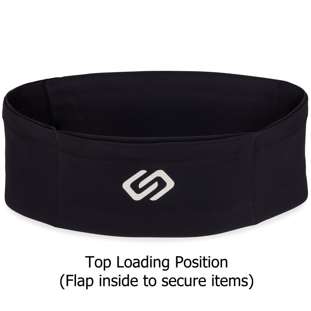 Sporteer VersaSlim Running Belt, Travel Money Belt - Compatible with iPhones and Other Cell Phones