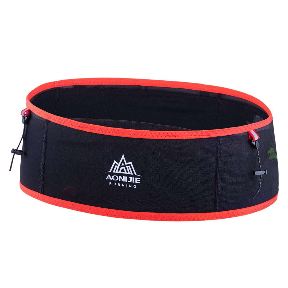 AONIJIE Running Belt Fanny Pack with 250ml Soft Water Bottle Flask, Moisture Wicking Waist Pack Great for Marathon Climbing Jogging Cycling Workout(Full Black,L/XL)