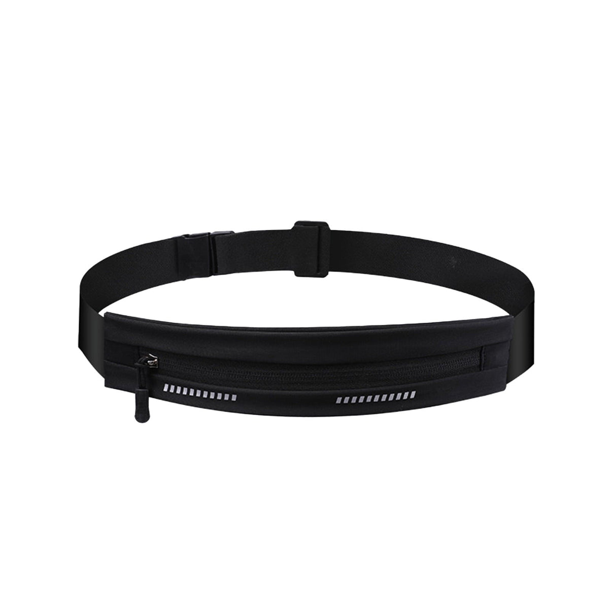 DAMAI Slim Running Belt Fanny Pack, Exercise Waist Pack for Women and Men, Runners Fanny Pack Phone Holder, Waist Belt for Workout Jogging Hiking Cycling, Money Belt Running Gear Accessories (Black)