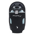 Fitletic 8 Oz Running Bottle Holder, Black, Single, Belt Add-on for Triathlon, Trail, Hiking, Sport