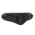 NFTIGB Running Belt Waist Pack Adjustable Hydration Bag with Water Bottle Holder for Runners Men Women, Black (10.63 inches / 27 cm)
