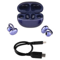 onn Nebulode Pro Open-Clip Wireless Earbuds, Blue