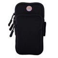 Phone Holder Running Armband | For iPhone 17/16/15/14/13/12/11 Pro Max XS XR & Galaxy S26/S25/S24/S23 Ultra | Sport Gym Hiking Pouch Bag (Black)