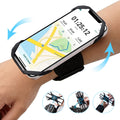 Somnr 3 in 1 Running Phone Armband, 360Rotatable Bike Phone Holder, with Rugged Case, Black