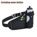 Running Water Bottle Belt, Water Bottle Holder, Hiking Fanny Pack for Phone and Wallet, Adjustable Sports Waist Pack, Suitable for Running, Cycling, Walking Gear
