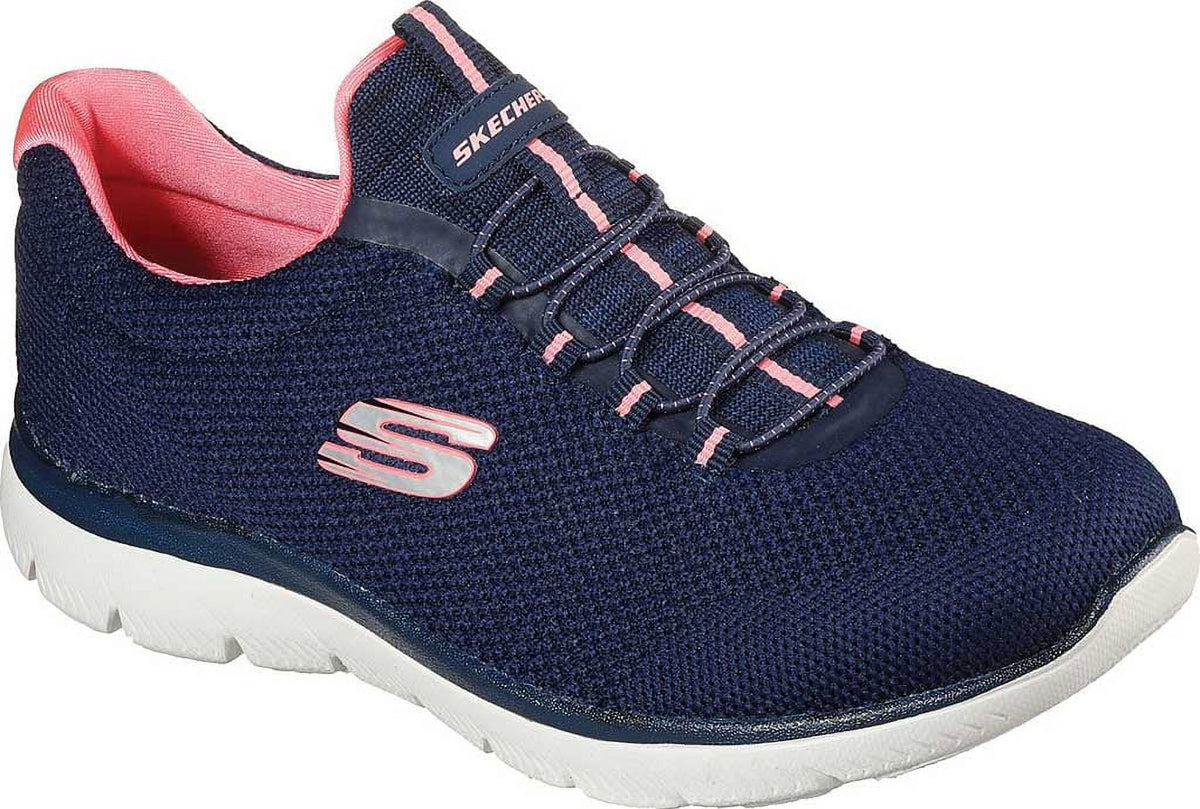 Skechers Women's SUMMITS-COOL CLASSIC Slip-On Athletic Sneaker, Wide Width Available