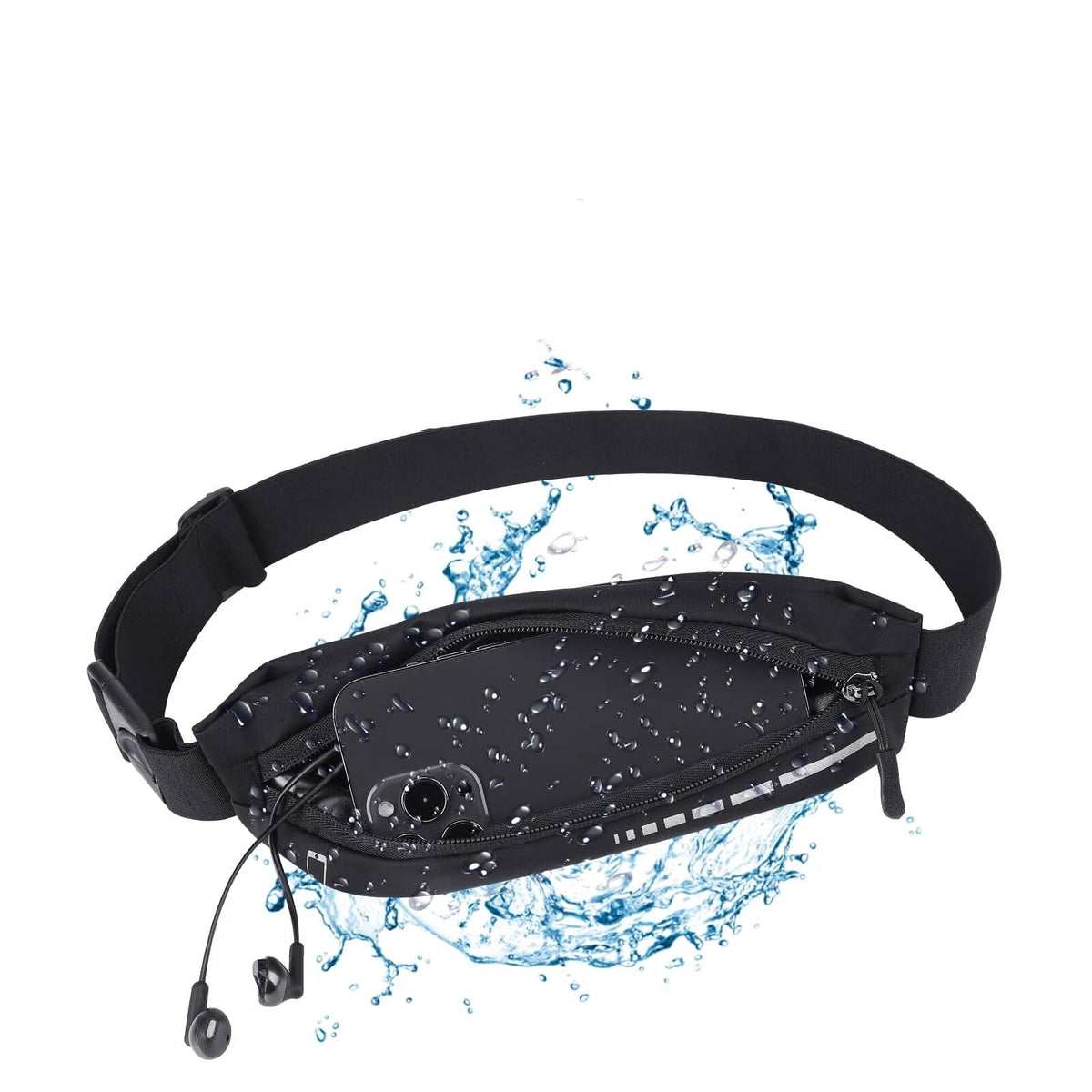 Slim Running Belt Fanny Pack Running Phone Holder Runners Pouch Waist Pack for Workout Money Belt Running Gift Gear Accessories for Women Men Walking Hiking Cycling