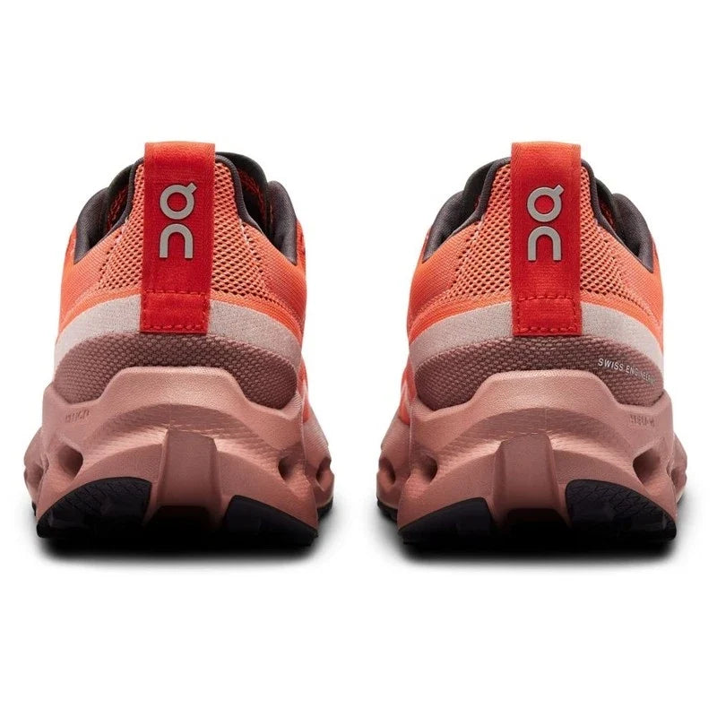 On Running Womens Cloudsurfer Trail 1 Running Shoes Orange