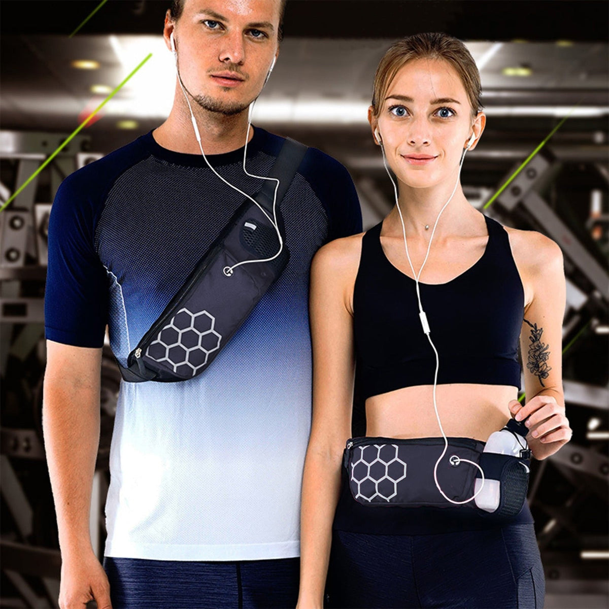 Running Waist Pack Hydration Belt Phone Holder, Lightweight Waterproof Secure Storage Marathon Gear, for Running Jogging Hiking Fitness Outdoor Training