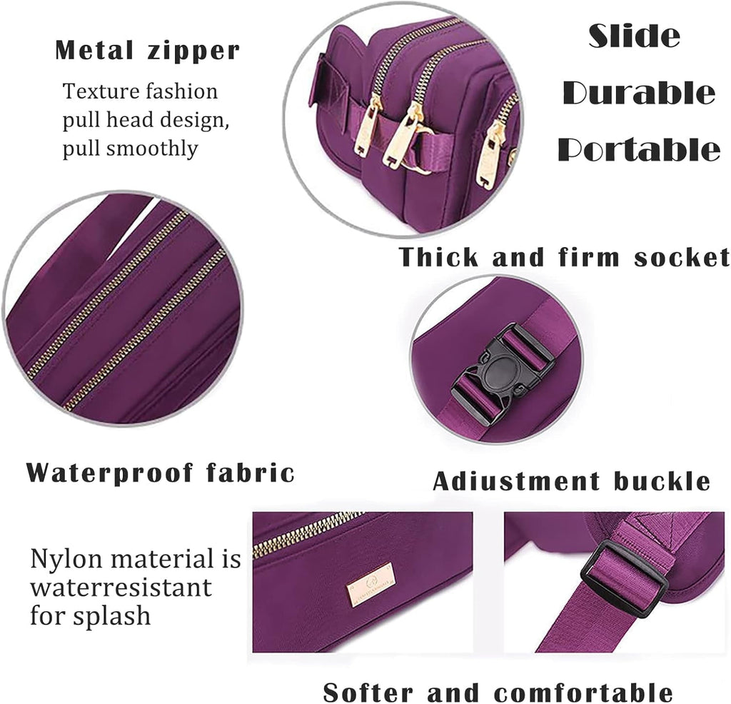 Extra Large Fashion Fanny Pack for Men Women, Waist Bag for Waterproof Hiking Running Biking Gym Outdoor Sports Travel Belt Bag