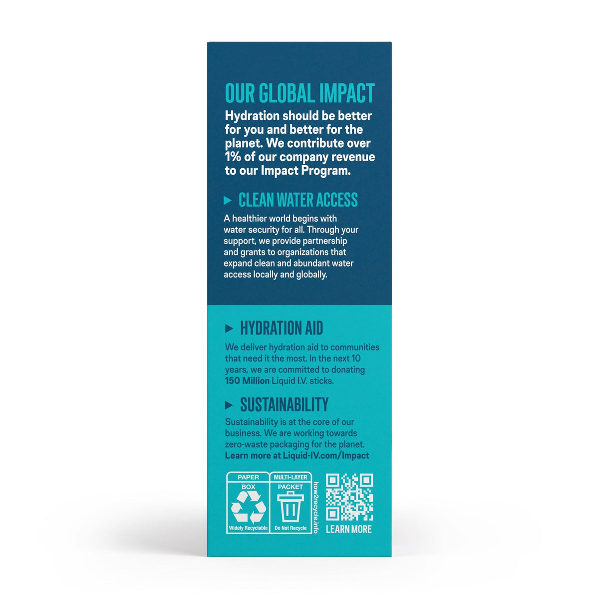 Liquid I.V.® Watermelon Hydration Multiplier® Powdered Electrolyte Drink Mix, 6 Count Packets