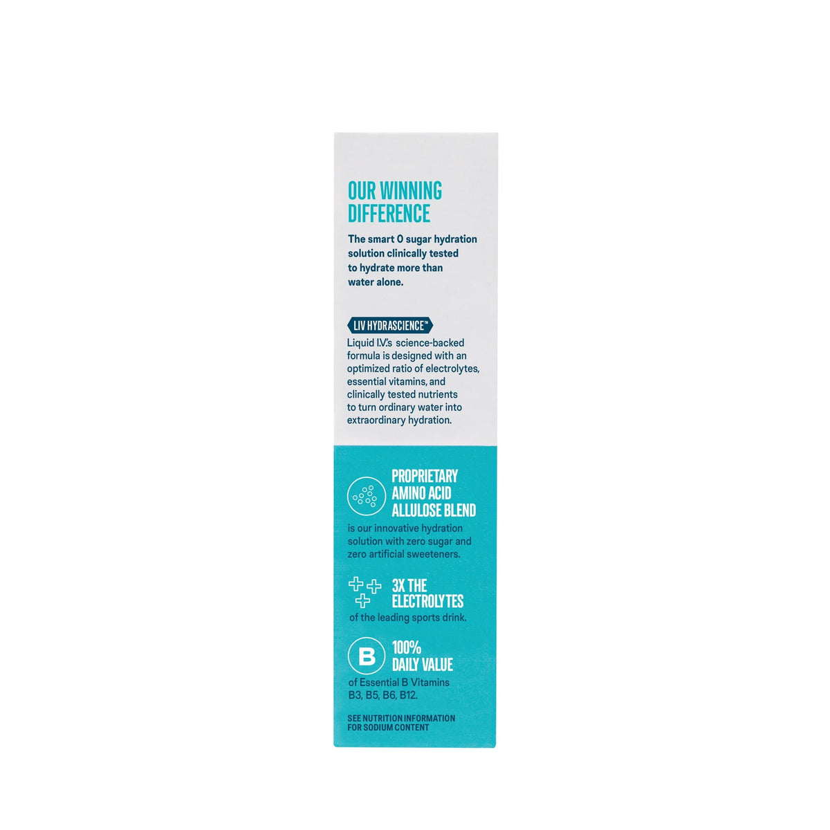 Liquid I.V.® White Peach Hydration Multiplier® Sugar-Free Electrolyte Powder Drink Mix, 6 Count Packets
