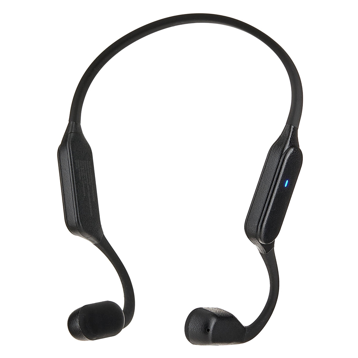 onn Black Wireless Bone Conduction Headphones with Pouch